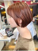 〈m14〉ブリーチ無しWカラーベージュグレージュハイライト30代40