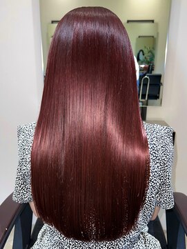 フリック 京都河原町店(FLICK) ★20代30代/髪質改善/美髪レイヤーカット/ワインレッドカラー