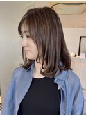 藤原カラーとミディアムレイヤースタイル★