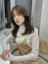 キイ ギンザ(k.e.y GINZA)&nbsp;ベージュカラー/ミルクブラウン/韓国レイヤー/銀座/銀座美容室