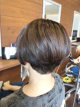 ピールアーク(peal ark) 大人ショート×前下りグラボブ