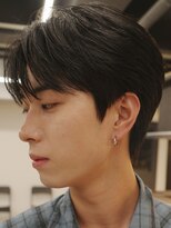 アンサー 渋谷(ANSWER)&nbsp;センターパート毛流れフェザーパーマショートパーマニュアンス