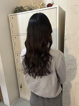 ルフトバイアンビエンテ(Luft by ambiente) ロングレイヤー×グレージュ【倉本】