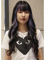 ヤド 原宿(YADO)&nbsp;パープルカラー/フェイスフレーミング/デザインカラー