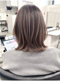 ハイライトバレイヤージュダブルカラーケアブリーチ30代40代