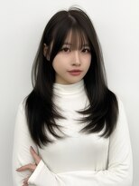 アマトウキョウスマートサロン(AMA TOKYO×Smart Salon) くびれレイヤー/顔まわりカット/レイヤーカット/小顔ヘア