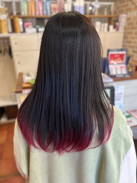 セットアップ 倉敷中庄店(SET-UP) 小顔　エンドカラー/毛先グラデーション