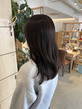 アドラーブル 万代店 (adorable) 大人可愛いショコラブラウンくびれヘア30代40代