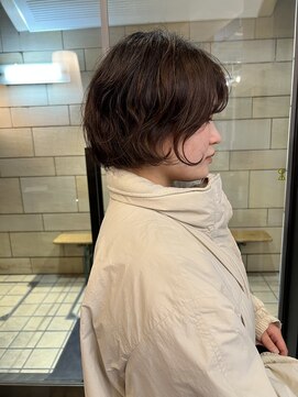 テテコケット(tete coquette) ニュアンスパーマとショートボブ