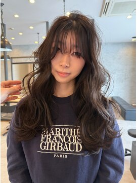 ラヴィズム 長岡店(LUVISM) 韓国/顔周りレイヤー/ダブルカラー/ベージュ/縮毛矯正新潟長岡