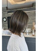 ディア(Dia)&nbsp;オフィスハイライト☆前下がり切りっぱなしボブ