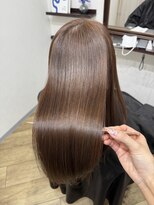 ボクノ 6号店 大橋(bokuno) 【 chika 】髪質改善縮毛矯正 / ヘーゼルベージュ / 白髪ぼかし