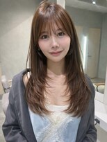 ナナローネス 渋谷(nana loness) 韓国風くびれレイヤー×柔らかベージュ