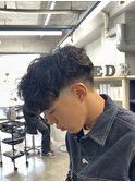 熊本メンズカット MEN'S HAIR スペインカール フェード