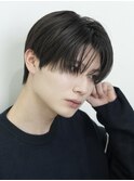 韓国メンズヘア　シースルーマッシュ　ダウンパーマ