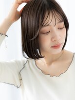 ドクターズサロン LAB 小山店&nbsp;ひし形ショコラアッシュ小顔補正カットロブl小山20代30代40代