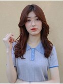 くびれセミロング/大人可愛い/小顔魅せカット/モテ髪