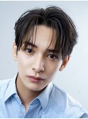 韓国マッシュカルマパーマ韓国風センターパートニュアンスパーマ
