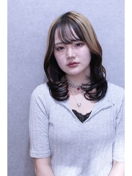 リメル 奥沢自由が丘店(Remel) ミディアムレイヤー/顔周りレイヤー/韓国風/ワンカール/自由が丘