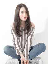 ra's 南行徳 髪質改善トリートメント&カラー 南行徳北口【10月1日オープン（予定）】&nbsp;センターパート×ワンカール重軽ストレート