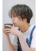 ハンサムショート× アースカラー