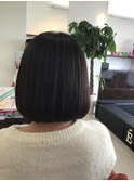 大人かわいいストレートボブ