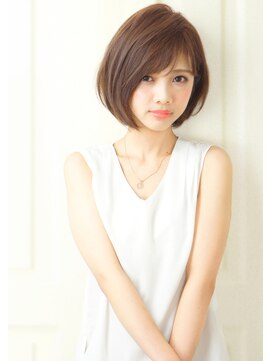 美容室 サボイ 高崎店(SAVOY) 大人可愛い♪斜めバング×ひし形愛されショート