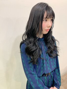 エメ ヘアー(aimer hair) 極艶ロング×ブルージュブラック