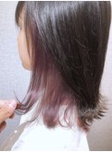 ☆インナーカラー☆カシスパープル
