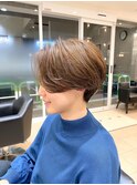 大人ハンサムショート×ハイライトカラー