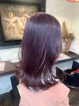 ボアップ 松山店(boappu) #パープル#ピンク#ダブルカラー