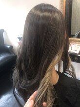 【IRIE style4】☆インナーカラー☆ミルクティシルバーロングスタイル