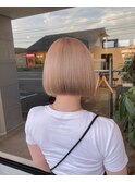 20代30代大人可愛いダブルカラーブリーチハイトーンカラー