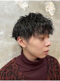 メンズカットパーマ波巻ツイストスパイラルパーマ札幌大通