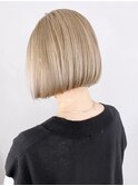 ライトアッシュボブ_チェリーブラウンフェミニンロング_ba330621