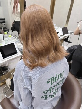 ロンド レア 天神大名店(Lond Le’a) ダブルカラーミルクティベージュケアブリーチハイトーン韓国