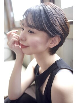 アール 北千住店(ar) くびれショートマッシュ/大人上品/暗髪/北千住