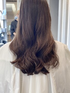 クーラ(Cura) 愛されロングパーマ韓国デザインカラーシルキーベージュ