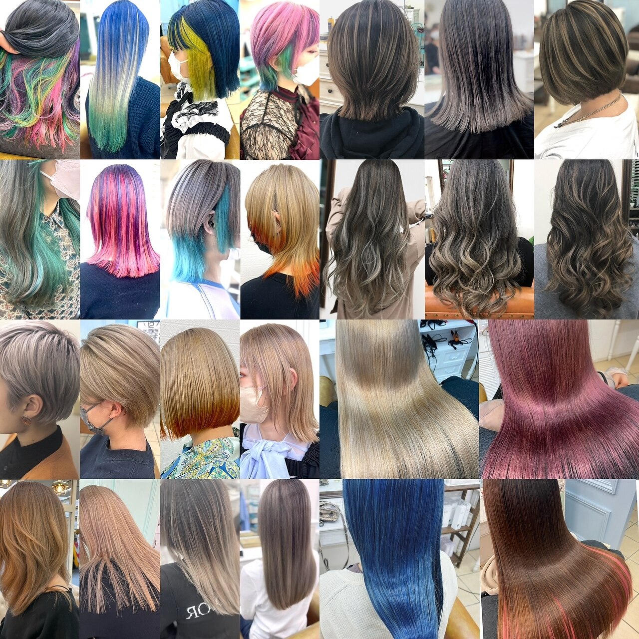 【人気の派手髪コース】カット＋ケアブリーチ原色カラー18000→15000円