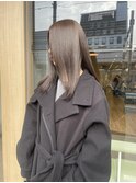 ことりベージュミルクティーベージュシースルーカラー大人可愛い