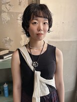 ロジ(loji)&nbsp;オン眉とショートウルフとパーマヘア