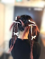 アイビー 新宿(IVY)&nbsp;三つ編みリボンツイン