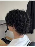 強め波巻きパーマ