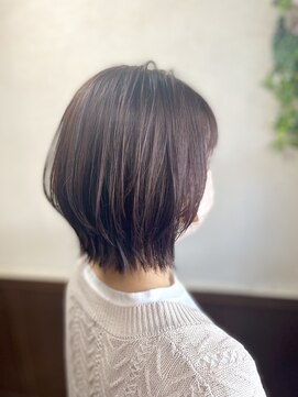 ヘアーズ ラブリージョブリー(hair's Lovely Jubbly) 【玉木】レイヤーボブアッシュブラウン透明感カラー