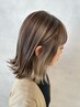 【インナーカラー、ハイライト】カット+ブリーチ&ダブルカラー+Tr ￥13980