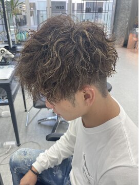 デュー 栄(DEW) 【DEW】ツイストスパイラルパーマ/ハイライト