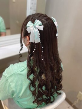ヘアセットサロン ミント(Hair set salon MINT) ハーフツインテール