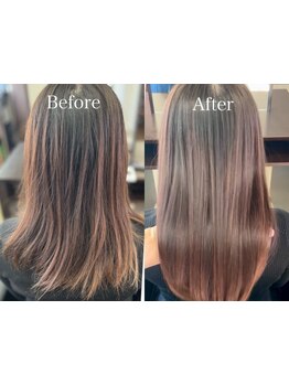 くせ毛やうねりに悩む方にオススメ！艶＆さらさらがキープ◎扱いやすい万能なヘアに…♪[越谷/縮毛矯正]