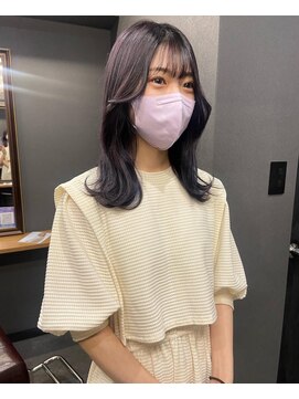 ボアップ 難波店(boappu) #プルエクステ#エクステ#ラベンダー#カラー