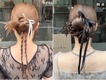 マーシュ ルーヴェ(marshu Luve)の写真/【天六駅/9番出口徒歩10秒】《*11月OPEN*》ヘアセット¥4,000!ライブやコンサートのヘアアレンジならmarshu